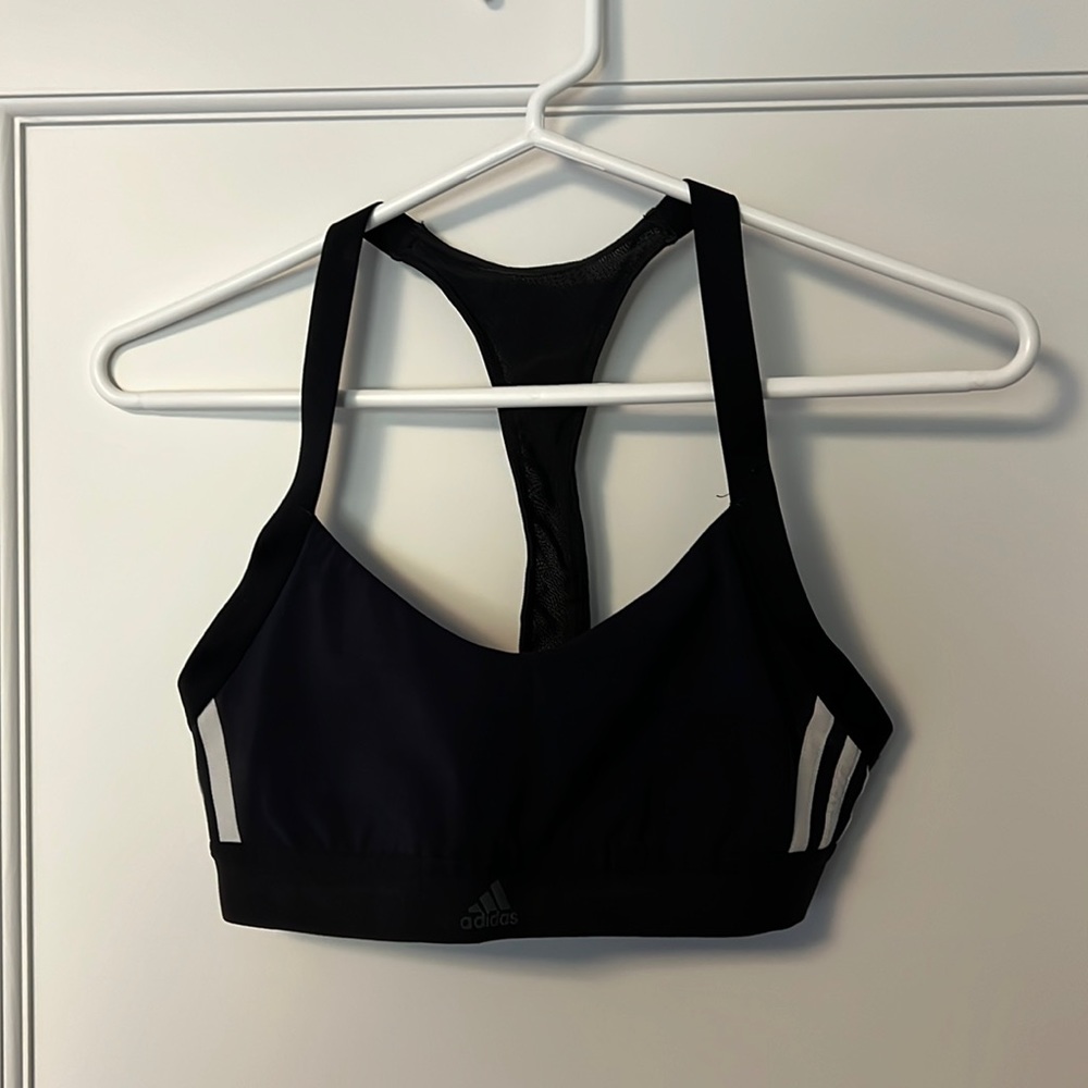 Adidas sports bra - black - size S
